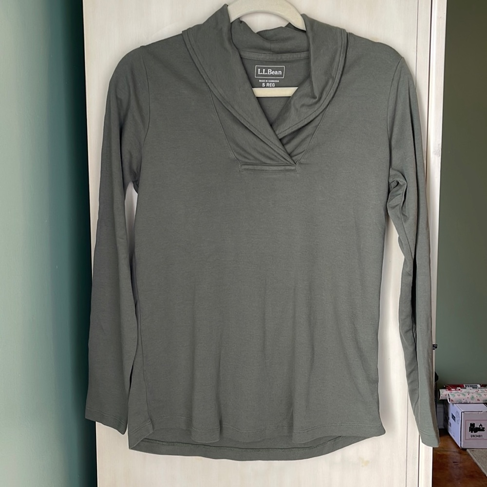 LL Bean cotton blouse